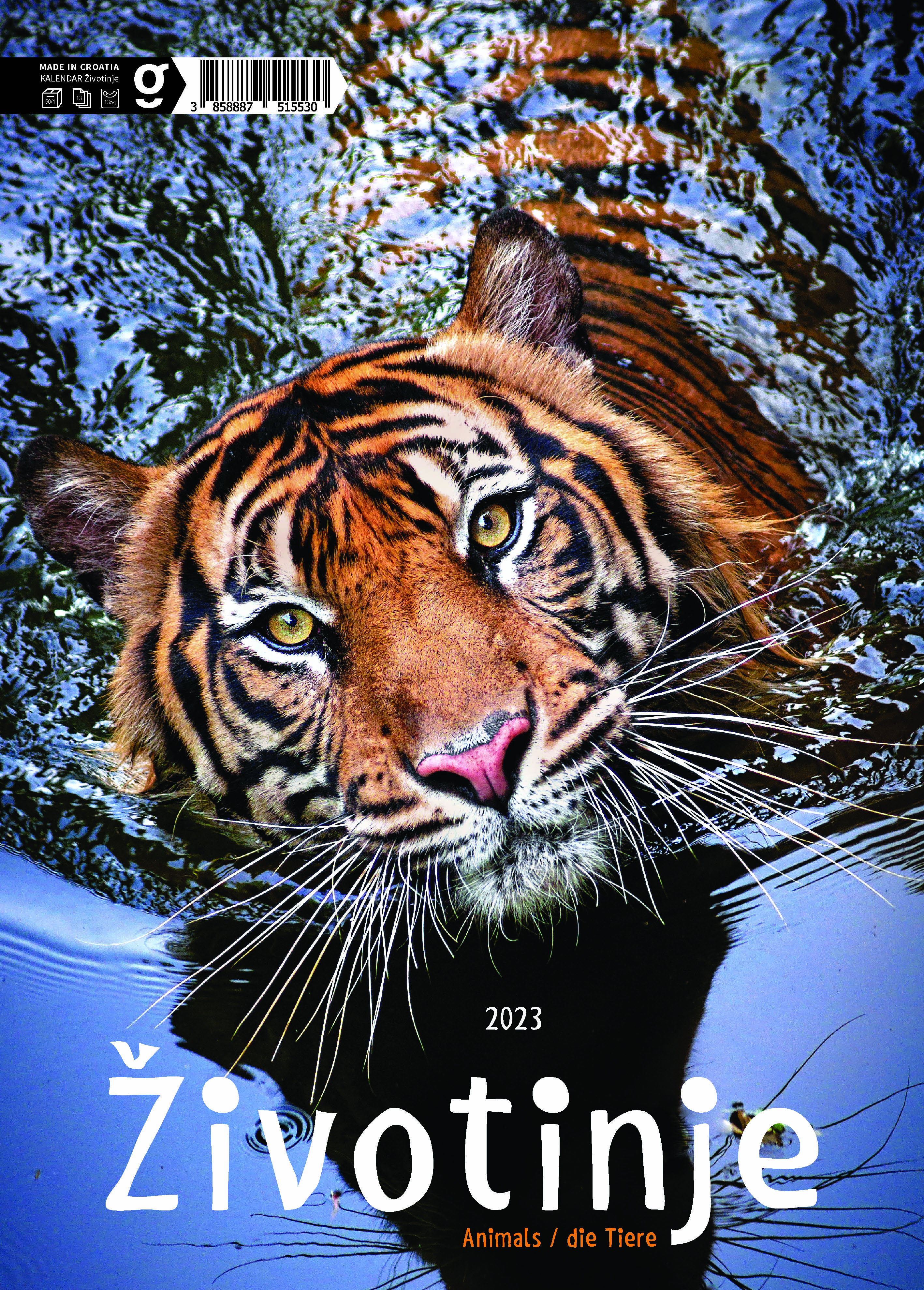 "ŽIVOTINJE" neuvezani, 13 list., dim: 24x34 cm, PVC vrećica, P/40