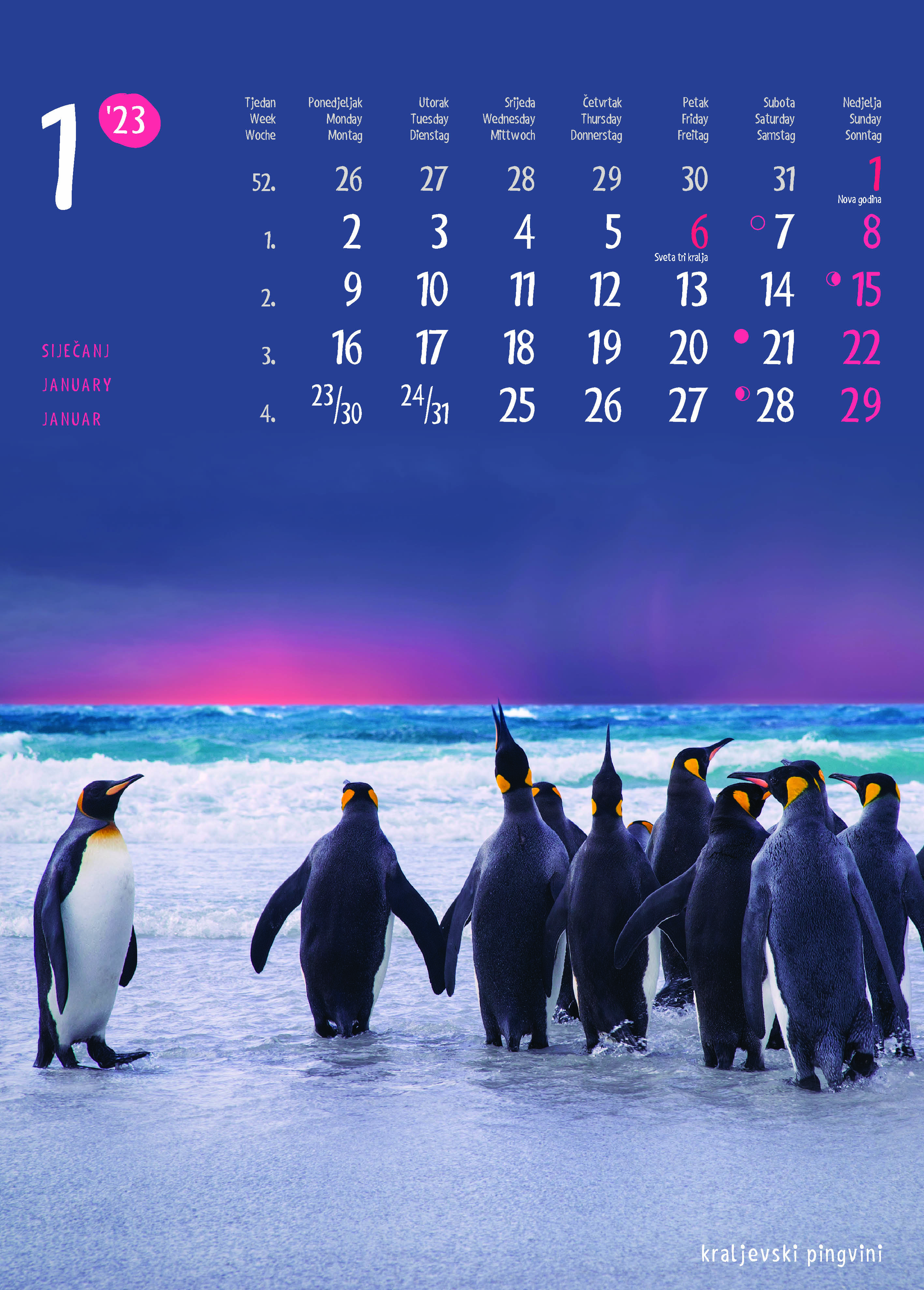 "ŽIVOTINJE" neuvezani, 13 list., dim: 24x34 cm, PVC vrećica, P/40