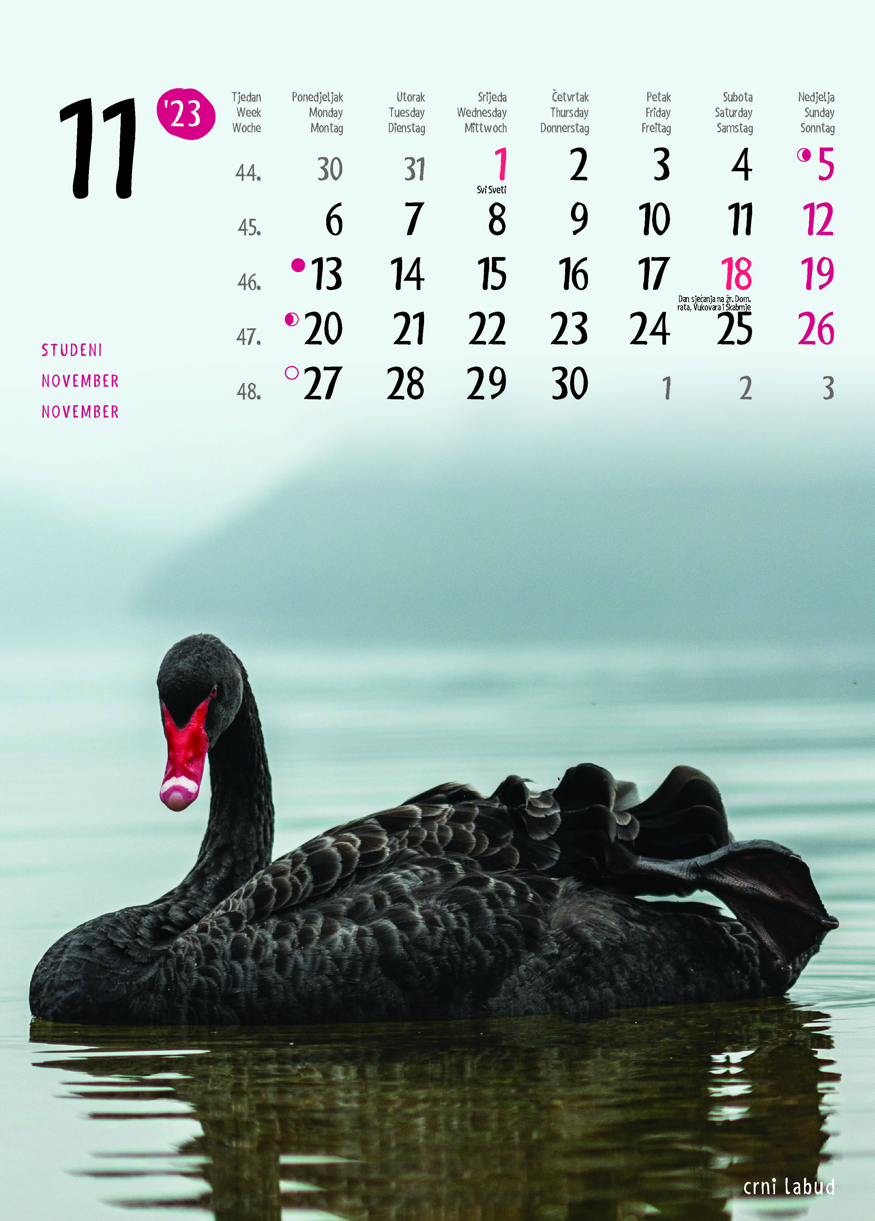 "ŽIVOTINJE" neuvezani, 13 list., dim: 24x34 cm, PVC vrećica, P/40