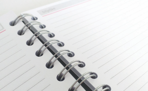 ROKOVNIK SPIRALNI POSLOVNI CRVENI 16,5*23cm 96 listova