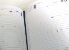 PLANER dnevni šivani plavi TK  B5  (163 x225) P40