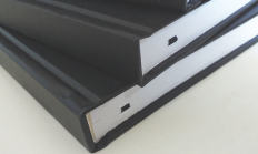 PLANER dnevni šivani crni TK  B5  (163 x225) P40