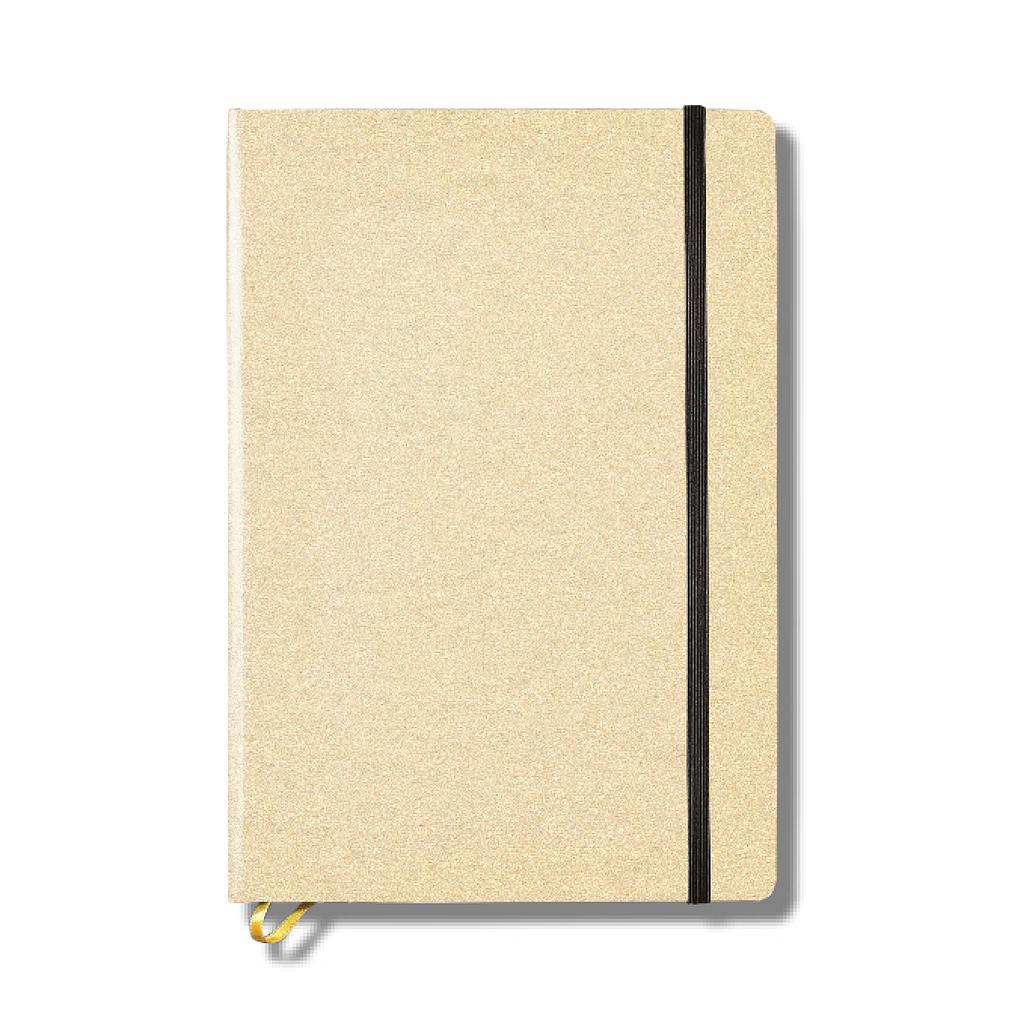 "EKO NOTES" notebook A5 with black elastic band , business, format:14,8x21cm, P/20