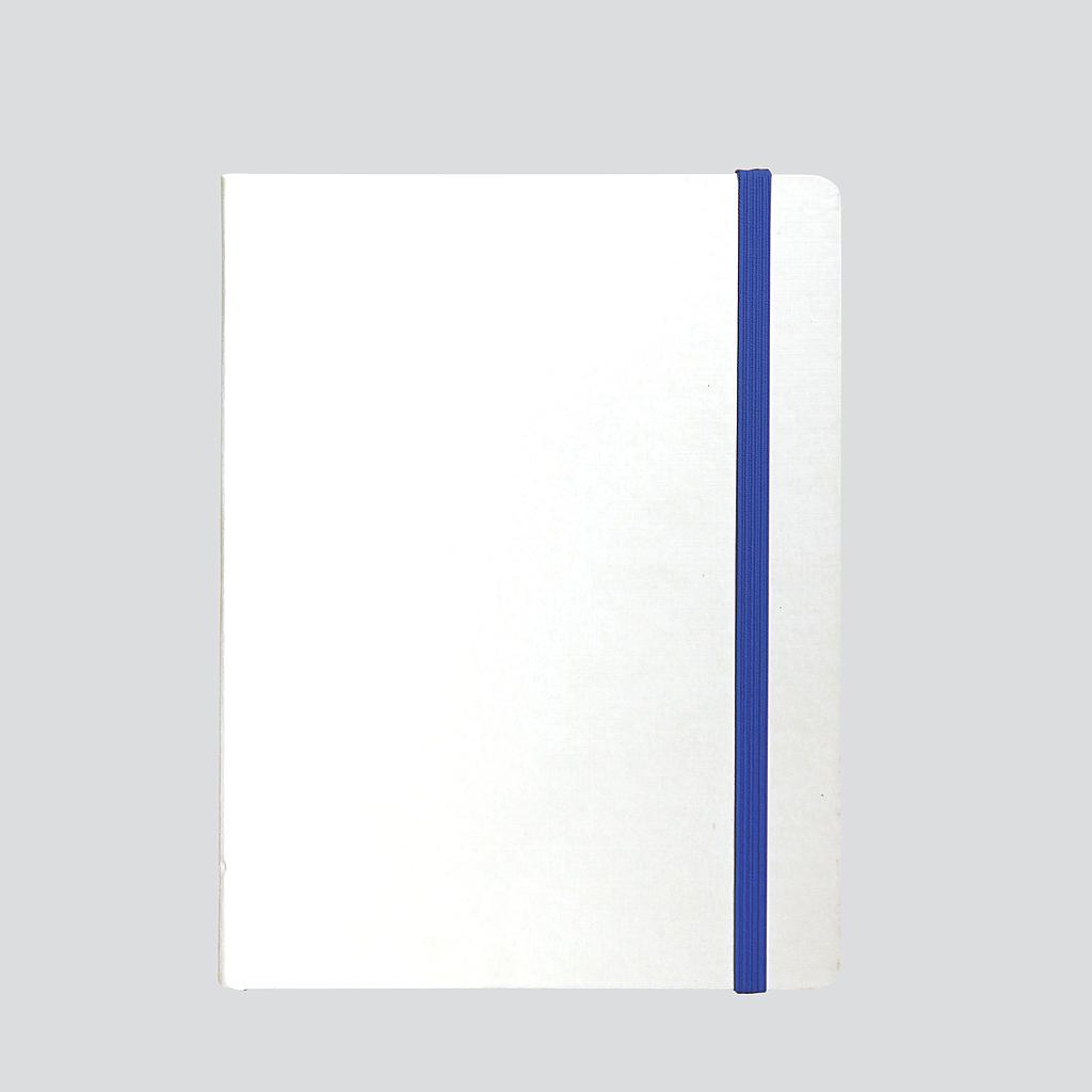 "PERLA" notebook A5, with blue elastic band, business, format:14,8x21cm, P/20