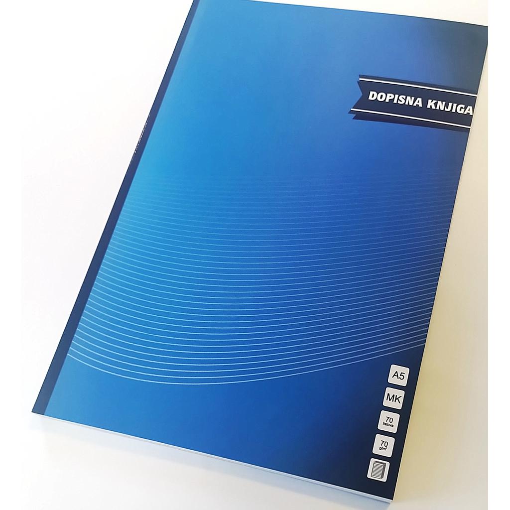 DOPISNA KNJIGA A5 (teka dopisna) 70 l (š10 p40) 02/16 - netto cijena-