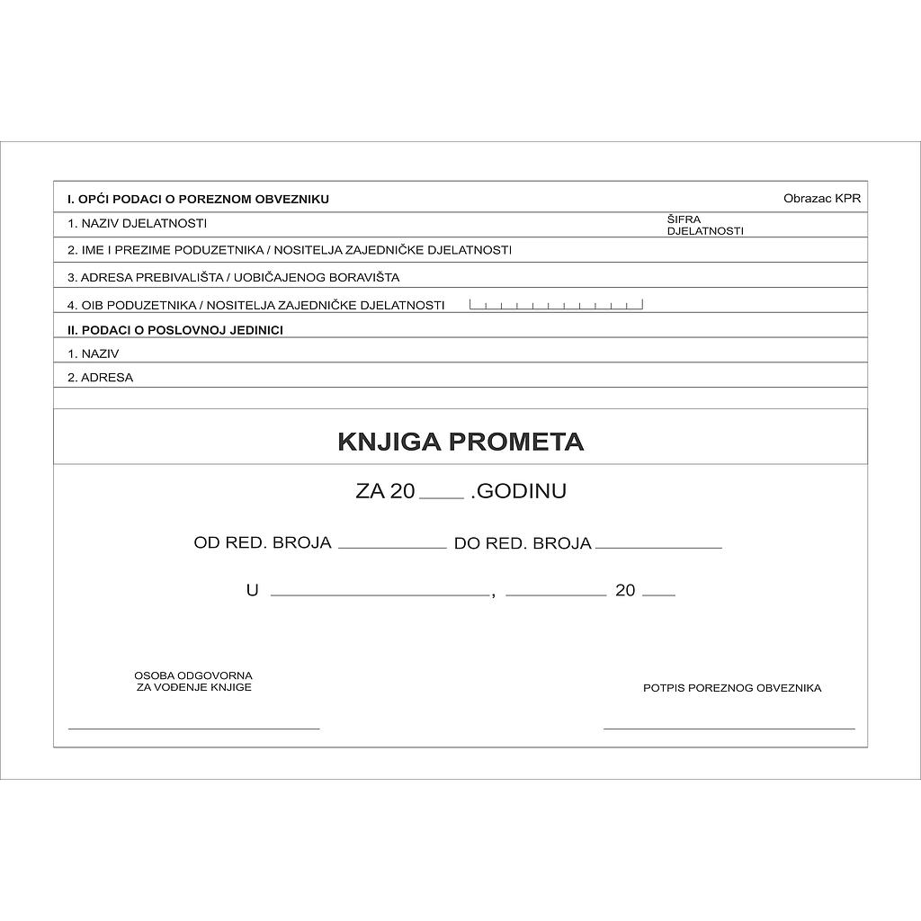 IX-284 KNJIGA PROMETA obr.KPR   (p10)   (01-20)