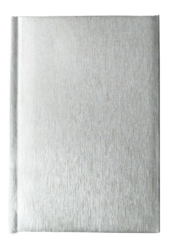 "LAOS" srebrni rokovnik A4, dim: 20x26,5cm, 192 str., P/20