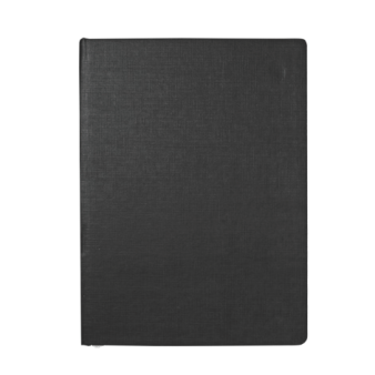 "BUDGET Friendly A5" black notebook, format:14,8x21cm, P/20