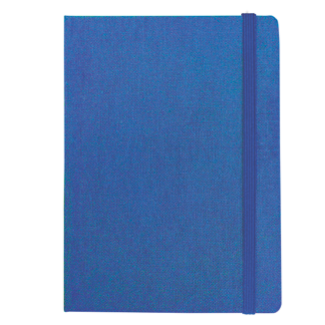"JEANS" blue notebook A5, with elastic band, format:14,8x21cm, P/20