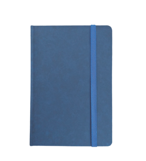 "MONZA" blue notebook A5, business, format:14,8x21cm, P/20
