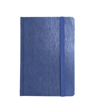 "LINAS" blue notebook A5, business, format:14,8x21cm, P/20