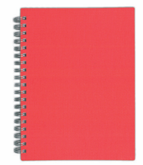 "ROKOVNIK" red, wire bound B5, format: 16,5x23,5 cm, 192 pages, P/25