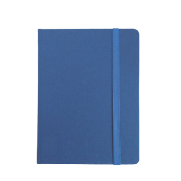 "RIO A6" BLUE NOTEBOOK, business, format:11,5x15,5cm, P/40