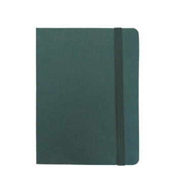 "RIO A5" GREEN NOTEBOOK, business, format:14,8x21cm, P/20