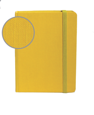 "VIVO" YELLOW NOTEBOOK  A5, business, format:14,8x21cm, P/20
