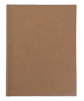 "MONACO" light brown diary A4, format: 20x26,5cm, 192 pages, P/20