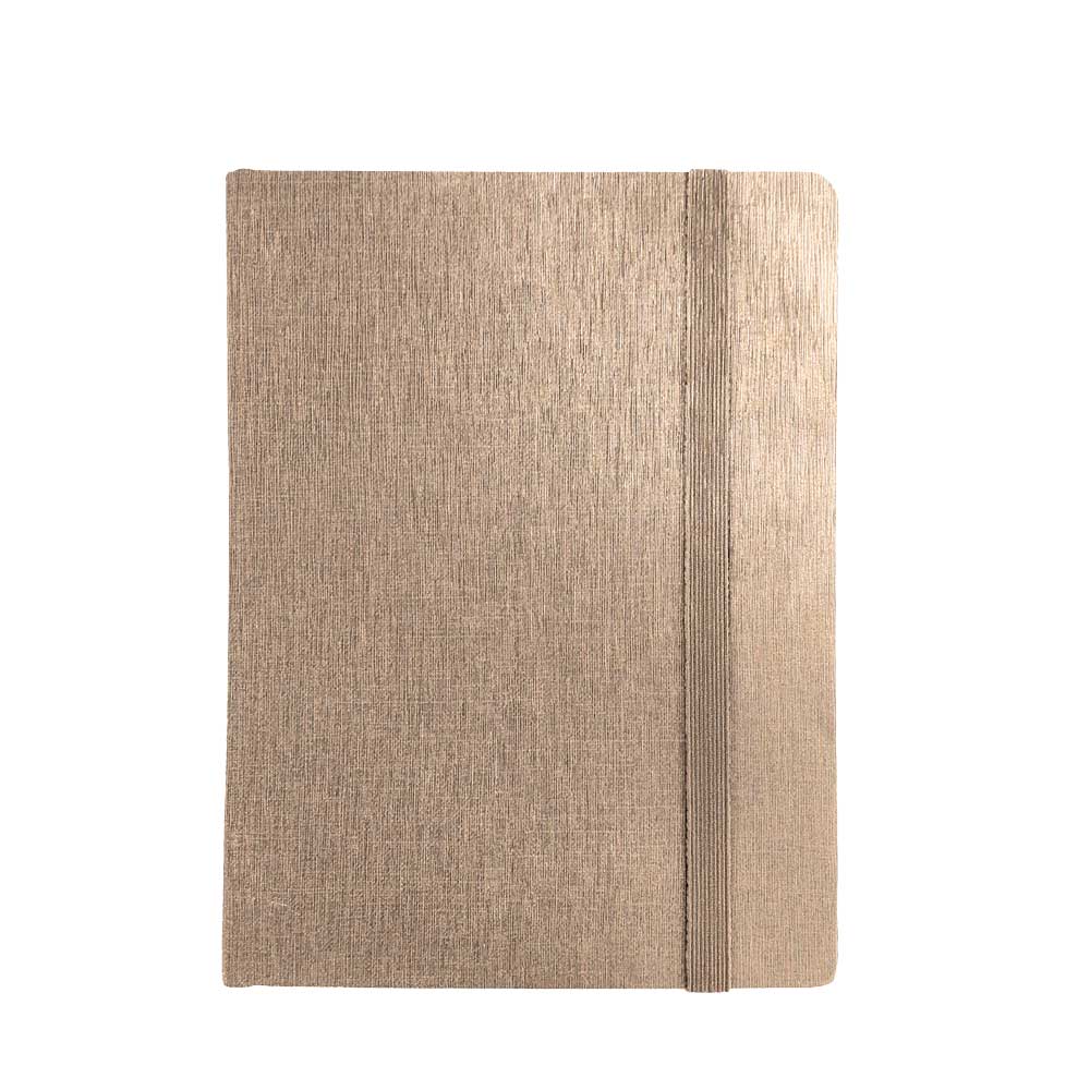 "LINAS" gold notebook A5, business, format:14x21cm P/40