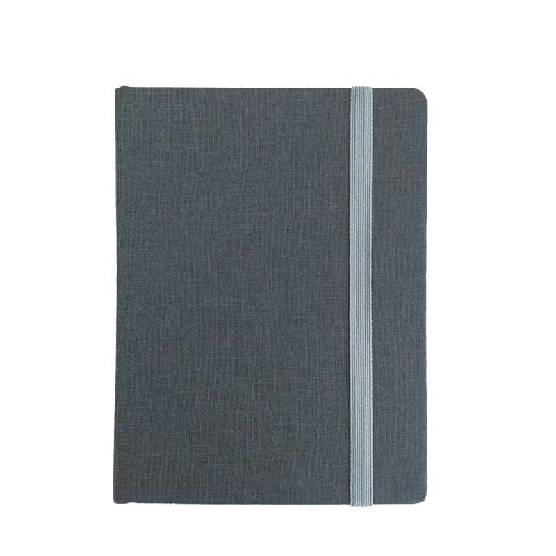 "RIO BIG" ANTHRACITE GREY NOTEBOOK B5, , business, format: 16,5 x 23,5 cm, 192 pages,  P/20