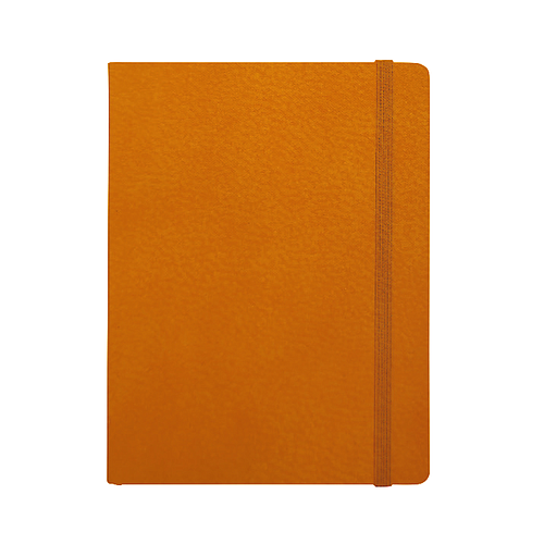 "BLOOM" NARANČASTI NOTES A5, s gumicom, dim:14,8x21cm, P/20