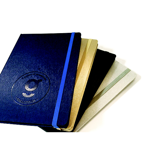 "LINAS" SREBRNI NOTES A5, poslovni, dim:14,8x21cm P/20