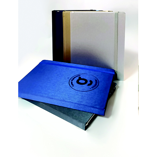 "LINAS" SREBRNI NOTES A5, poslovni, dim:14,8x21cm P/20