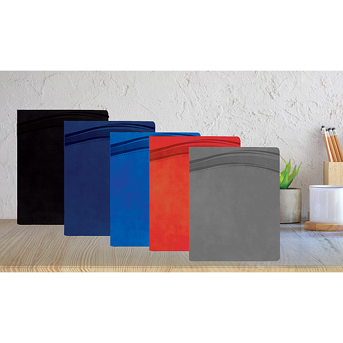 "PORTO" CRNI rokovnik A4, dim: 21x26,5cm, 192 str., P/20