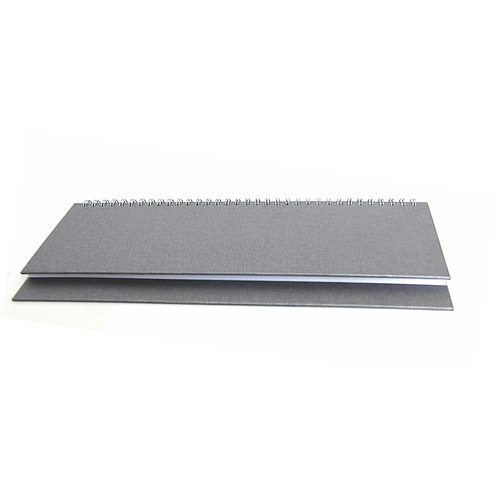 PLANER STOLNI SPIRALNI srebrni  30,2 x 14 cm, nad.+ 30,2 128 stranica
