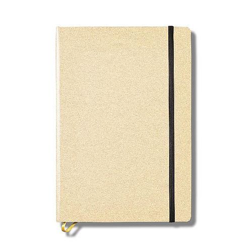 "EKO NOTES" notebook A5 with black elastic band , business, format:14,8x21cm, P/20