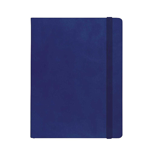 "BIG BLOOM" dark blue notebook B5, business, format: 16,5 x 23,5 cm, 192 pages,  P/20