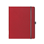 "LONDON" red diary A4, format: 21x26,5cm, 192 pages, P/20