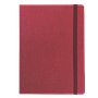 "JEANS" bordeaux notebook A5, with elastic band, format:14,8x21cm, P/20