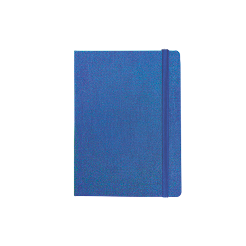 "JEANS" blue notebook A5, with elastic band, format:14,8x21cm, P/20