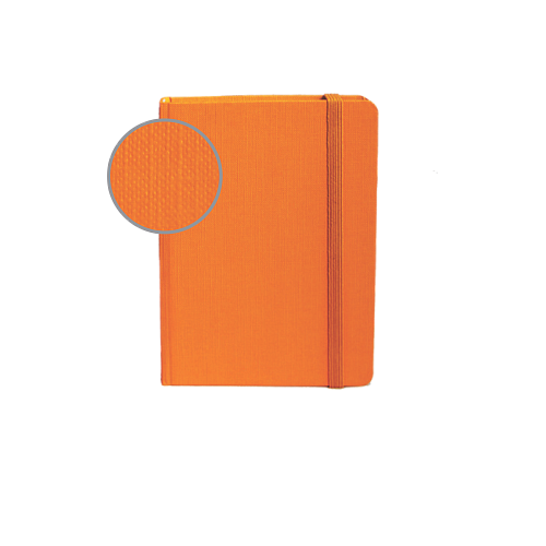 "VIVO" ORANGE NOTEBOOK A5, business, format:14,8x21cm, P/20
