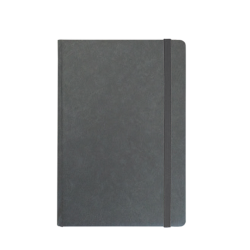 "MONZA" anthracite grey notebook A5, business, format:14,8x21cm, P/20