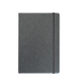 "MONZA" anthracite grey notebook A5, business, format:14,8x21cm, P/20