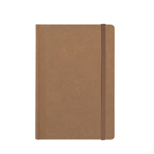 "MONZA" brown notebook A5, business, format:14,8x21cm, P/20