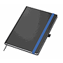 "PANTERA" notebook A5, with blue elastic band, business, format:14,8x21cm, P/20