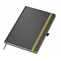 "PANTERA" notebook A5, with yellow elastic band, business, format:14,8x21cm, P/20