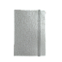 "LINAS" silver notebook A5, business, format:14,8x21cm P/20