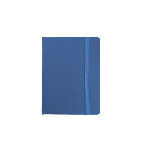 "RIO A6" BLUE NOTEBOOK, business, format:11,5x15,5cm, P/40