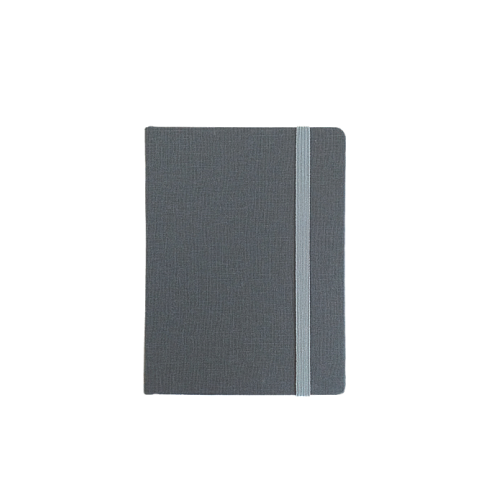 "RIO A5" ANTHRACITE GREY NOTEBOOK, business, format:14,8x21cm, P/20