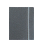 "RIO A5" ANTHRACITE GREY NOTEBOOK, business, format:14,8x21cm, P/20
