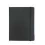 "RIO A6" BLACK NOTEBOOK, business, format:11,5x15,5cm, P/40