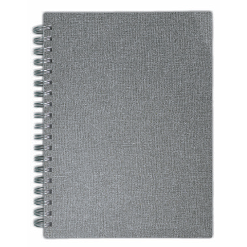 "ROKOVNIK" anthracite, wire bound B5, format: 16,5x23,5 cm, 192 pages, P/25