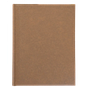 "MONACO" light brown diary A4, format: 20x26,5cm, 192 pages, P/20
