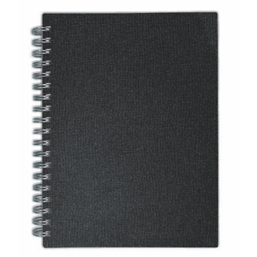 "ROKOVNIK" black, wire bound B5, format: 16,5x23,5 cm, 192 pages, P/25
