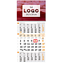 "Poslovni NARANČASTI" three month calendar, 12 sheets, format: 29,5x62cm, PVC bag, date indicator, P/50