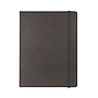 "BLOOM" dark grey notebook A5, with elastic band, format:14,8x21cm, P/20
