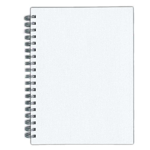 "ROKOVNIK" white, wire bound B5, format: 16,5x23,5 cm, 192 pages, P/25