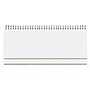 DESK planner 01 WHITE, wire bound, format:30x14,5cm, 128 pages. P/50